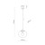 VIBE TOPAZ Lampa wisząca 1 300 4677 TK Lighting Czarny Topaz