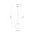 VIBE WHITE Lampa wisząca 1 250 4759 TK Lighting Czarny Biały
