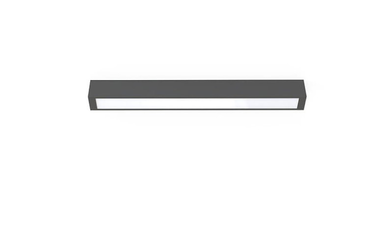 Oprawa liniowa Lampa spot STRAIGHT CEILING LED S GRAPHITE 7552 NOWODVORSKI Lighting 60cm T8 Loft nowoczesna sufitowa oświetleniowa natynkowa grafitowa Inspiracje Premium