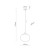 VIBE WHITE Lampa wisząca 1 300 4789 TK Lighting Czarny Biały