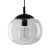 VIBE TRANSPARENT Lampa wisząca 1 250 4816 TK Lighting Czarny Transparentny