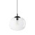 VIBE TRANSPARENT Lampa wisząca 1 350 4818 TK Lighting Czarny Transparentny