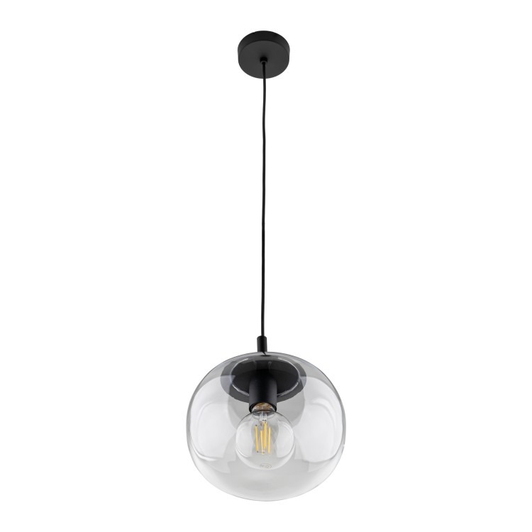 VIBE TRANSPARENT Lampa wisząca 1 350 4818 TK Lighting Czarny Transparentny