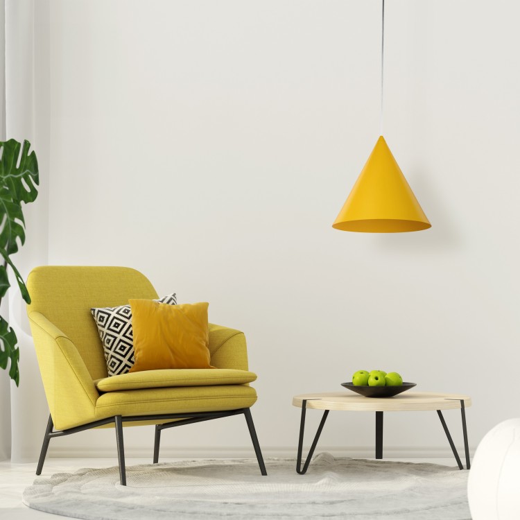 CONO YELLOW Lampa wisząca 1 L 3281 TK Lighting Żółty Żółty