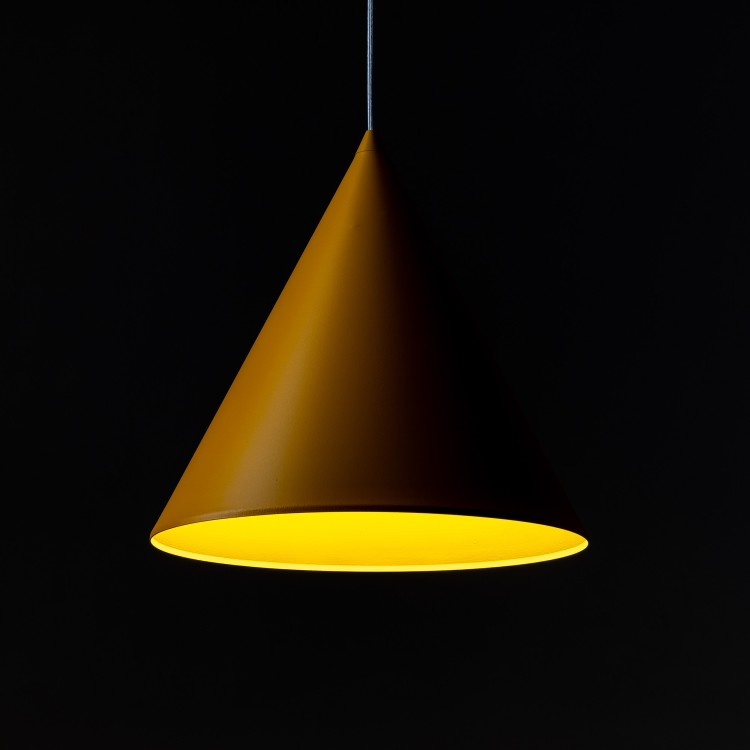 CONO YELLOW Lampa wisząca 1 L 3281 TK Lighting Żółty Żółty