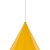 CONO YELLOW Lampa wisząca 1 L 3281 TK Lighting Żółty Żółty