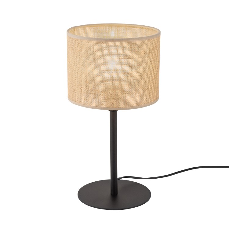 JUTA Lampka nocna 1 5552 TK Lighting Czarny Juta