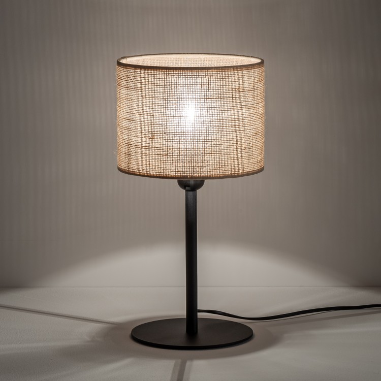 JUTA Lampka nocna 1 5552 TK Lighting Czarny Juta