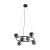 ANABELLE Lampa wisząca 6 6843 TK Lighting Czarny Grafitowy