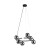 ANABELLE Lampa wisząca 6 6843 TK Lighting Czarny Grafitowy