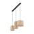 JUTA Lampa wisząca 3 4954 TK Lighting Czarny Juta