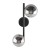 ESTERA BLACK Lampa sufitowa 2 6854 TK Lighting Czarny Grafitowy