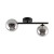 ESTERA BLACK Lampa sufitowa 2 6854 TK Lighting Czarny Grafitowy