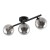 ESTERA BLACK Lampa sufitowa 3 6855 TK Lighting Czarny Grafitowy