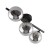 ESTERA BLACK Lampa sufitowa 3 6855 TK Lighting Czarny Grafitowy