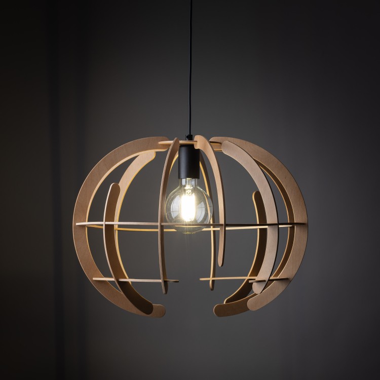 VENUS WOOD Lampa wisząca 1 M 6886 TK Lighting  Brązowy