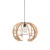 VENUS WOOD Lampa wisząca 1 M 6886 TK Lighting  Brązowy