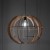 VENUS WOOD Lampa wisząca 1 L 6888 TK Lighting  Brązowy