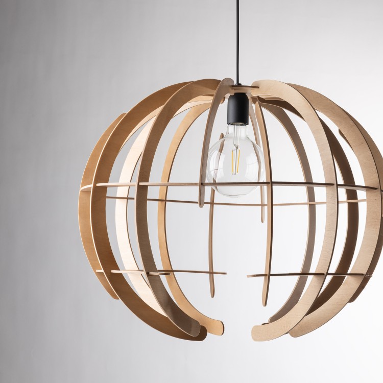 VENUS WOOD Lampa wisząca 1 L 6888 TK Lighting  Brązowy