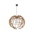 VENUS WOOD Lampa wisząca 1 L 6888 TK Lighting  Brązowy