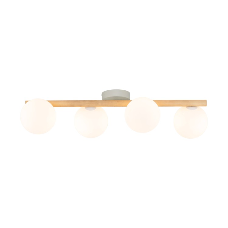 ESTERA WOOD Lampa sufitowa 4 5769 TK Lighting Biały, Sosna Biały