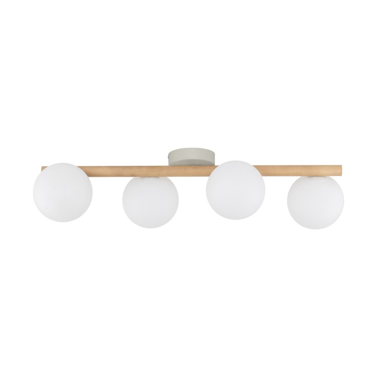 ESTERA WOOD Lampa sufitowa 4 5769 TK Lighting Biały, Sosna Biały