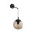ESME TOPAZ Kinkiet 1 5389 TK Lighting Czarny Brązowy
