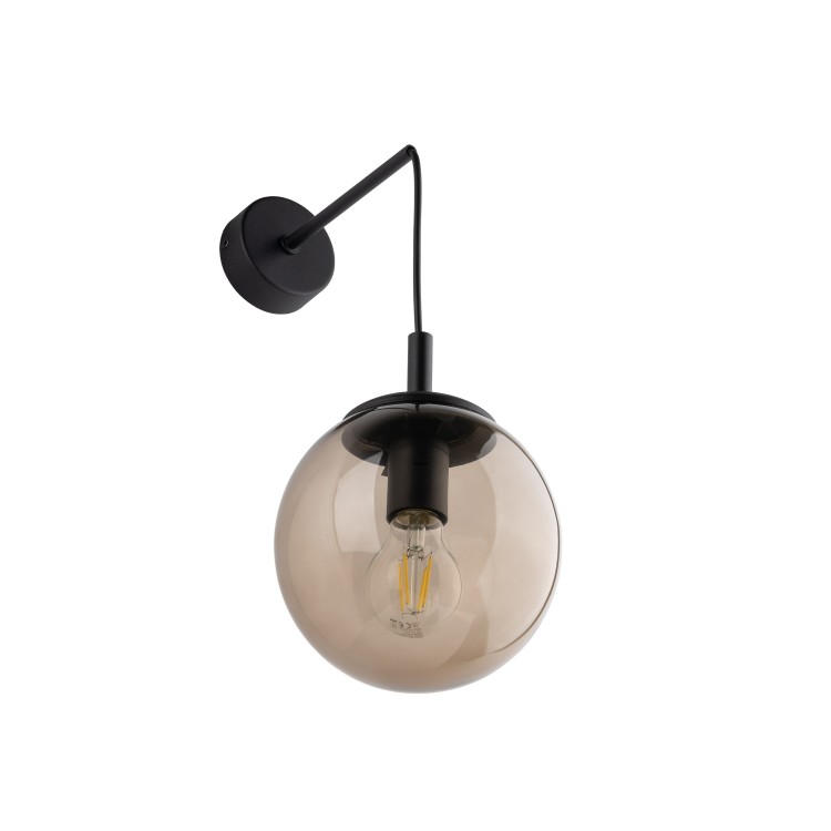 ESME TOPAZ Kinkiet 1 5389 TK Lighting Czarny Brązowy