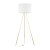 UMBERTO WHITE GOLD Lampa podłogowa 1 6637 TK Lighting Złoty Biały