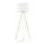 UMBERTO WHITE GOLD Lampa podłogowa 1 6637 TK Lighting Złoty Biały