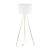 UMBERTO WHITE GOLD Lampa podłogowa 1 6637 TK Lighting Złoty Biały