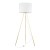 UMBERTO WHITE GOLD Lampa podłogowa 1 6637 TK Lighting Złoty Biały