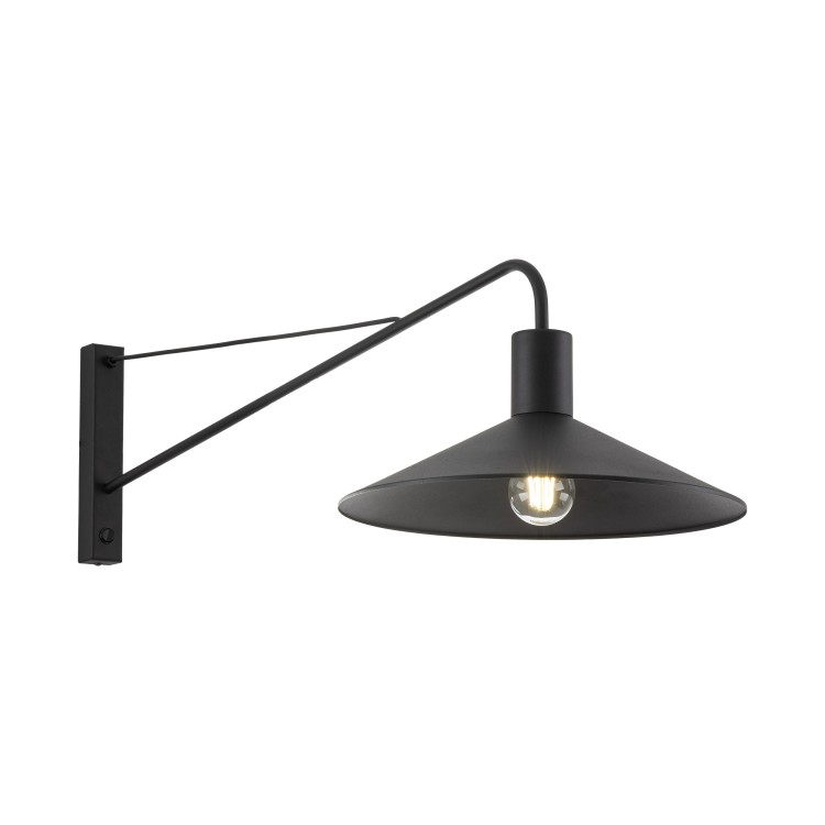 JUMP Kinkiet 1 6638 TK Lighting Czarny Czarny