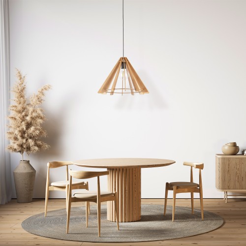 ERIS WOOD Lampa wisząca 1 M 6586 TK Lighting  Brązowy
