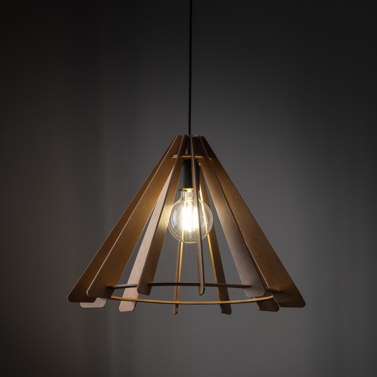 ERIS WOOD Lampa wisząca 1 M 6586 TK Lighting  Brązowy