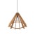ERIS WOOD Lampa wisząca 1 M 6586 TK Lighting  Brązowy