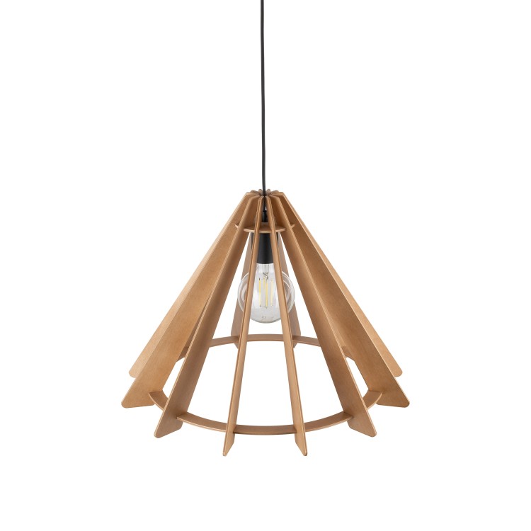 ERIS WOOD Lampa wisząca 1 M 6586 TK Lighting  Brązowy