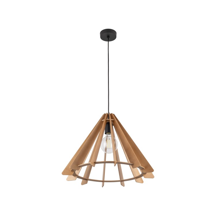 ERIS WOOD Lampa wisząca 1 M 6586 TK Lighting  Brązowy