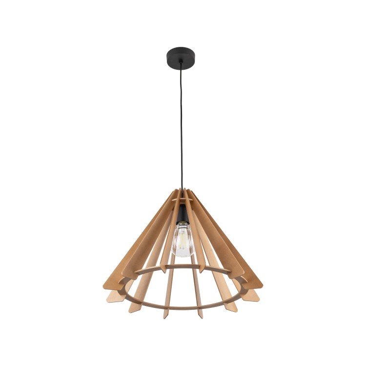 ERIS WOOD Lampa wisząca 1 M 6586 TK Lighting  Brązowy