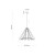 ERIS WOOD Lampa wisząca 1 M 6586 TK Lighting  Brązowy