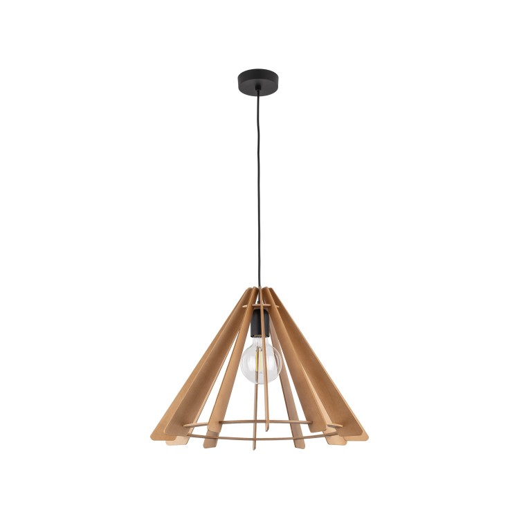 ERIS WOOD Lampa wisząca 1 M 6586 TK Lighting  Brązowy