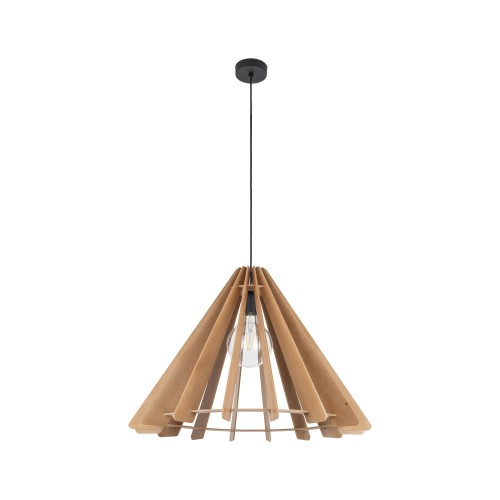 ERIS WOOD Lampa wisząca 1 L 6611 TK Lighting Czarny