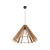 ERIS WOOD Lampa wisząca 1 L 6611 TK Lighting Czarny