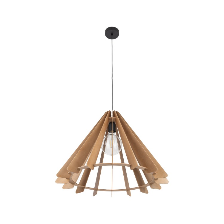 ERIS WOOD Lampa wisząca 1 L 6611 TK Lighting Czarny