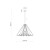 ERIS WOOD Lampa wisząca 1 L 6611 TK Lighting Czarny