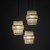CALISTO JUTA Lampa wisząca 3 Koło 6098 TK Lighting Czarny Juta