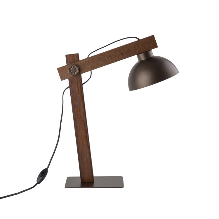 OSLO BROWN Lampka nocna 1 5788 TK Lighting Brązowy, Orzech Brązowy