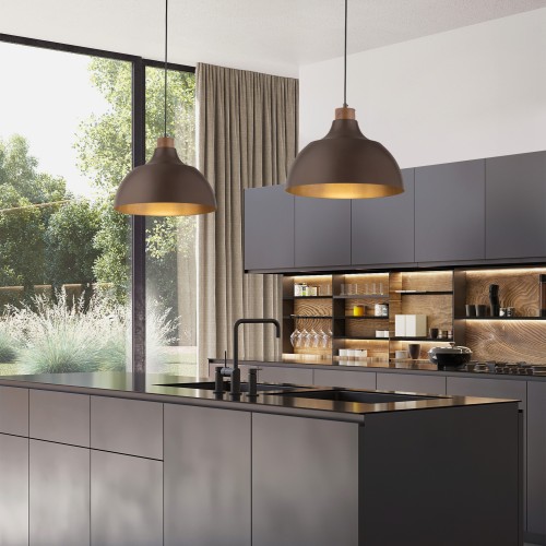 CAP BROWN Lampa wisząca 1 6926 TK Lighting Brązowy, Sosna Brązowy