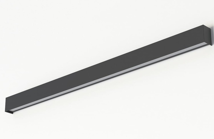 Oprawa liniowa ścienna STRAIGHT WALL LED L GRAPHITE 7560 NOWODVORSKI Lighting 120cm T8 Loft nowoczesna oświetleniowa natynkowa kinkiet grafitowy Inspiracje Premium