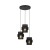 CALISTO BLACK Lampa wisząca 3 Koło 5981 TK Lighting Czarny Czarny